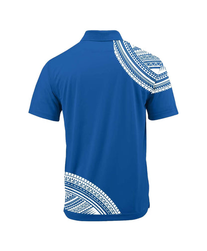 Men's Dri-Fit Custom Sublimated "Hailama" Tribal Polo Shirt