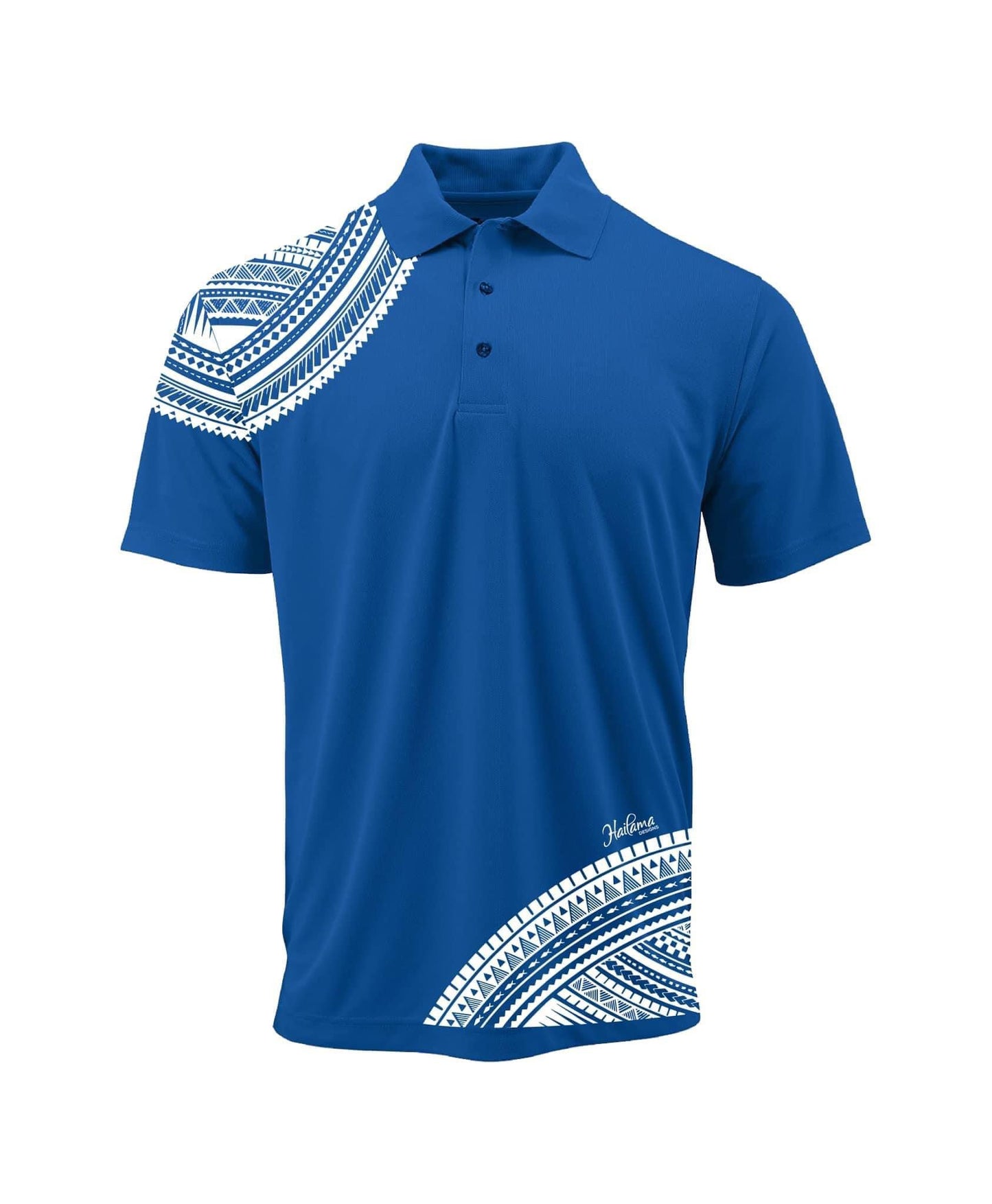 Men's Dri-Fit Custom Sublimated "Hailama" Tribal Polo Shirt